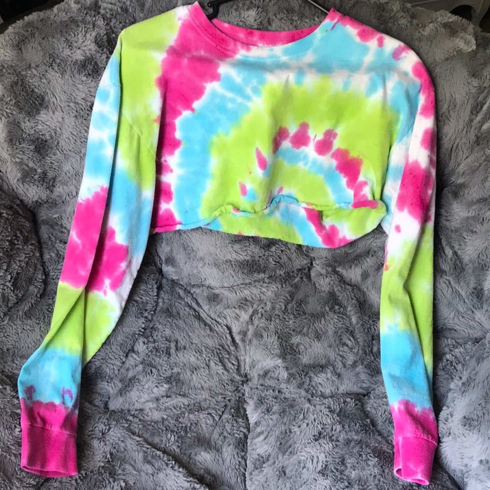 Tie dye crop top